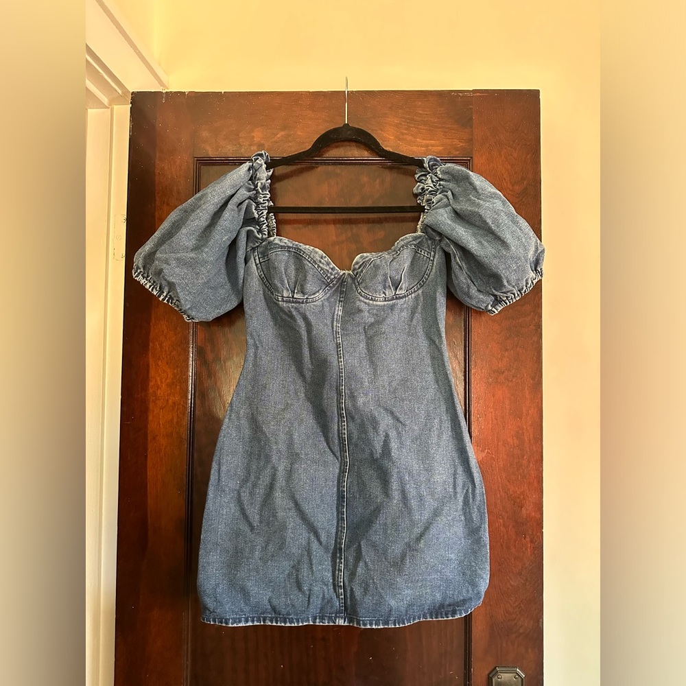 Nasty Gal Denim Mini Dress